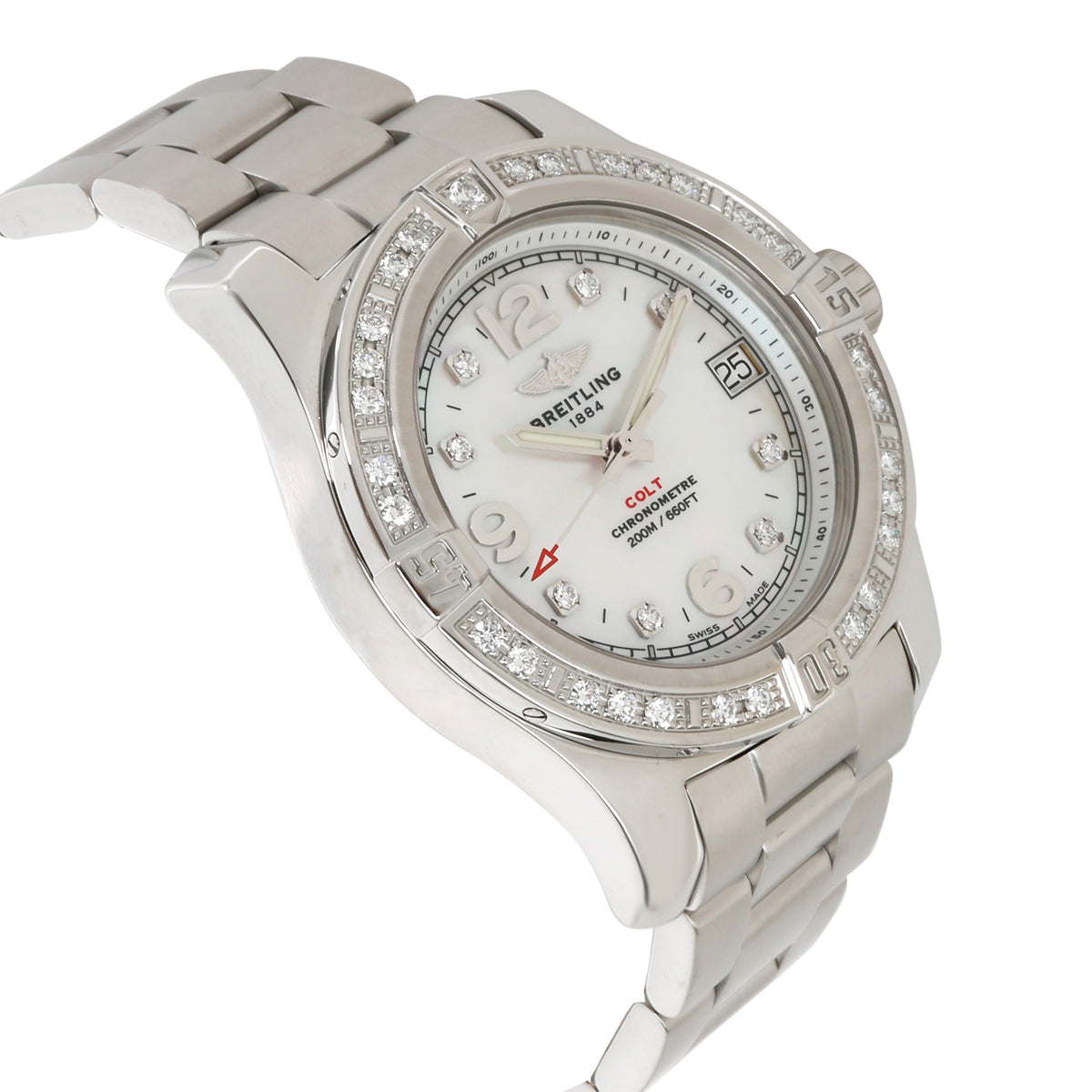 Breitling Colt 36 A7438953/A771 Women's Watch in  Stainless Steel