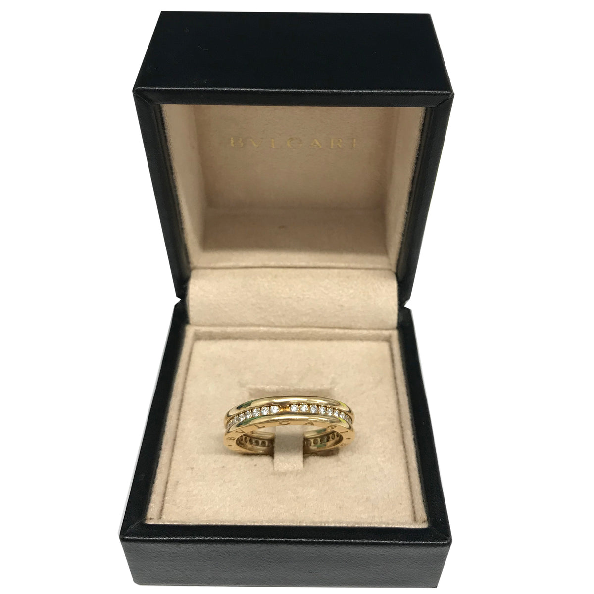 Bulgari B.Zero1 One Band Diamond Ring in 18KT Yellow Gold 0.6 CTW