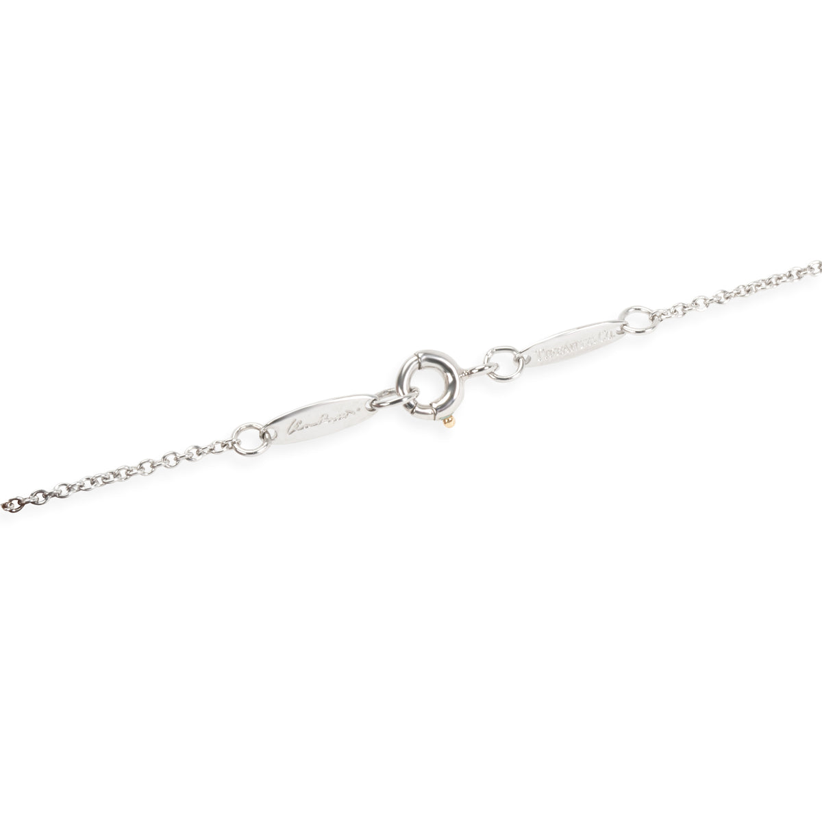 Tiffany & Co. Elsa Peretti Diamond Cross Pendant in  Platinum 0.25 CTW