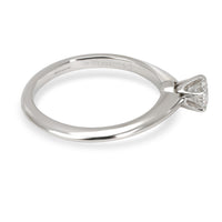 Tiffany & Co. Solitaire Diamond Engagement Ring in  Platinum E VVS2 0.34 CTW
