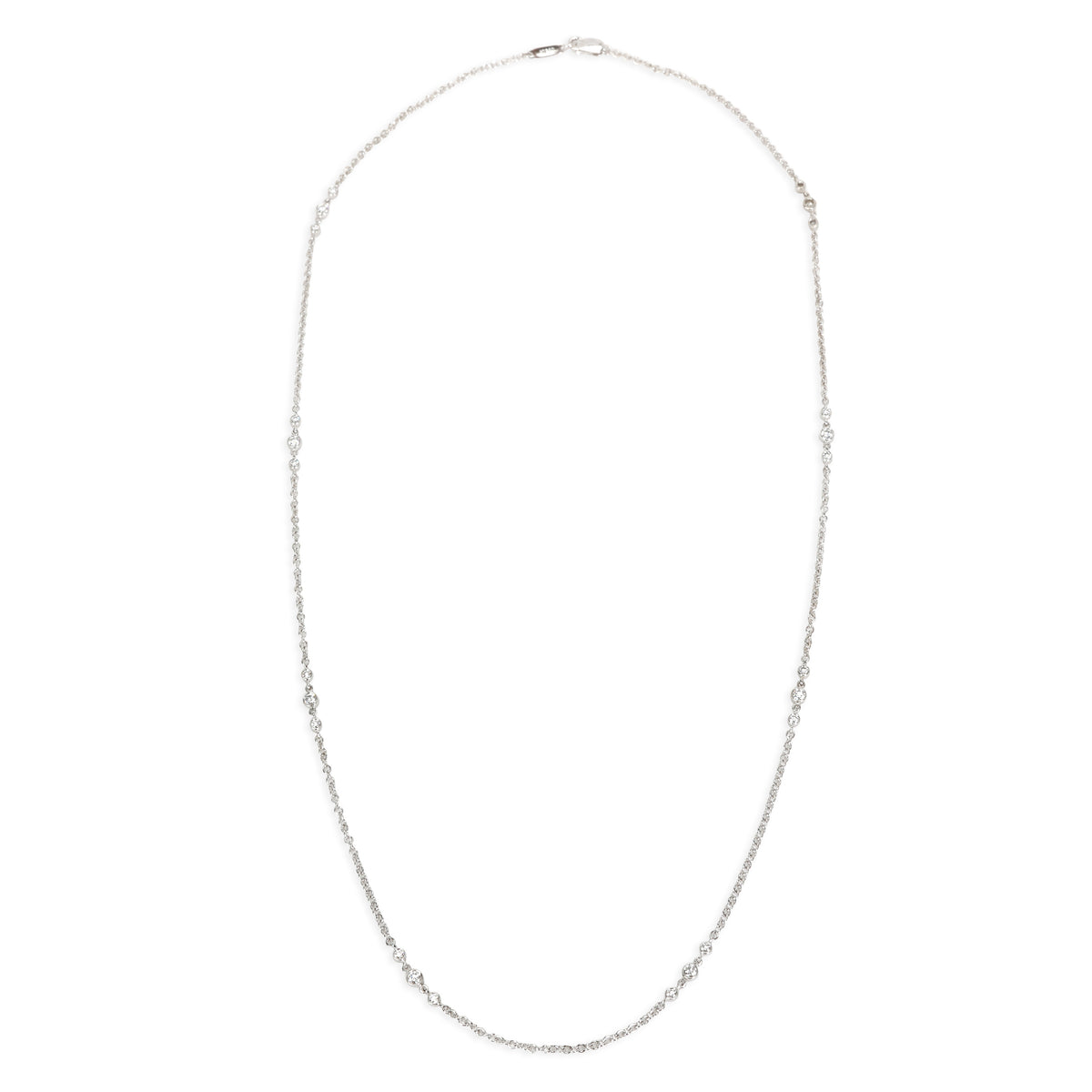 Tiffany & Co. Diamonds by the Yard Necklace in  Platinum 0.56 CTW