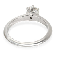 Tiffany & Co. Solitaire Diamond Engagement  Ring in Platinum G IF 0.76 CTW