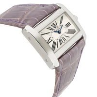 Cartier Divan 2599 Women's Watch in  Stainless Steel