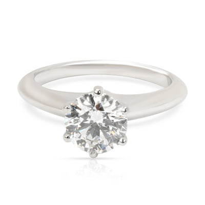 Tiffany & Co. Diamond Engagement Ring in Platinum (1.08 ct E/VVS2)
