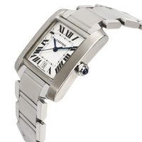 Cartier Tank Francaise W51002Q3 Men's Watch in  Stainless Steel