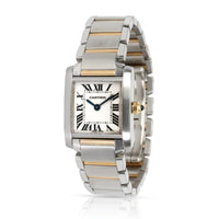Cartier Tank Francaise W51007Q4 Women's Watch in 18kt Stainless Steel/Yellow Gol