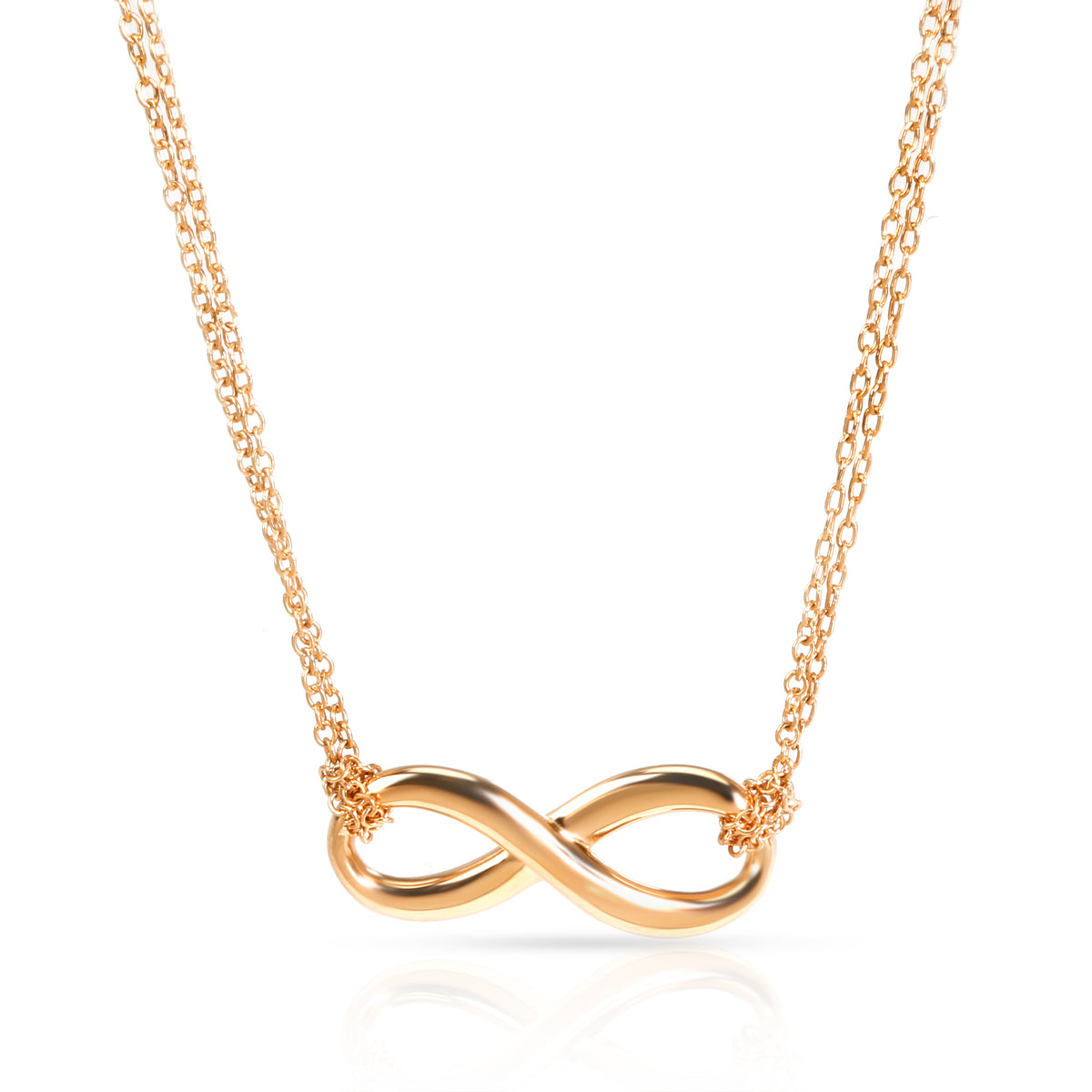 Tiffany Infinity Necklace in 18K Rose Gold