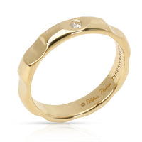 Tiffany & Co. Paloma Picasso Groove Diamond Band in 18K Yellow Gold (0.02 CTW)