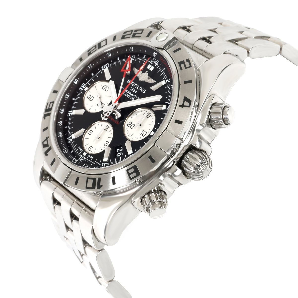 Unworn Breitling Chronomat 44 GMT AB0420B9/BB56 Men's Watch in  Stainless Steel