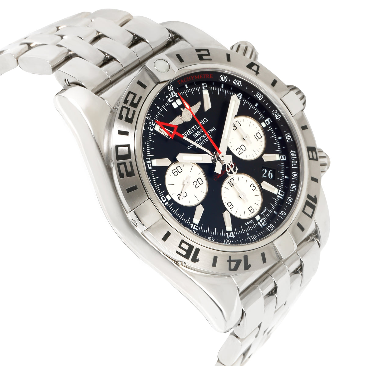 Unworn Breitling Chronomat 44 GMT AB0420B9/BB56 Men's Watch in  Stainless Steel