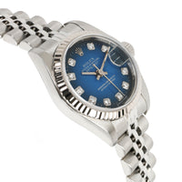 Rolex Datejust 69174 Women's Watch in 18kt White Gold/Steel