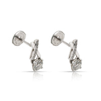 DeBeers Promise Diamond Stud Earrings in 18K White Gold (0.68 CTW)