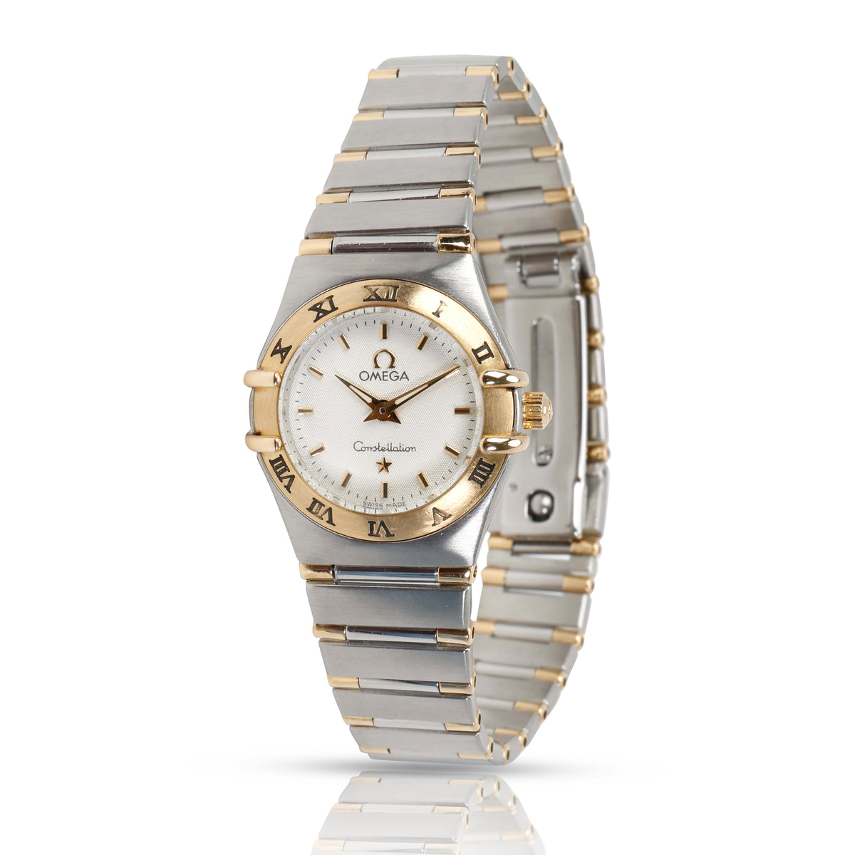 Omega Constellation Quartz 1372.30 Women's Watch in 18kt Stainless Steel/Yellow
