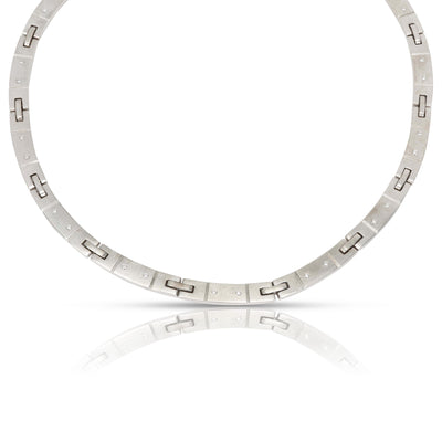 Tiffany & Co. Diamond Necklace in 18K White Gold 0.15 CTW