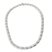 Bulgari Tubini Diamond Necklace in 18KT White Gold 10/1 CTW