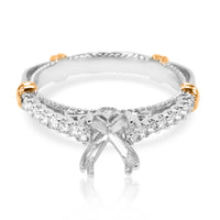 Verragio Parisian Diamond Engagement Ring Setting in 14K Gold 0.25 CTW