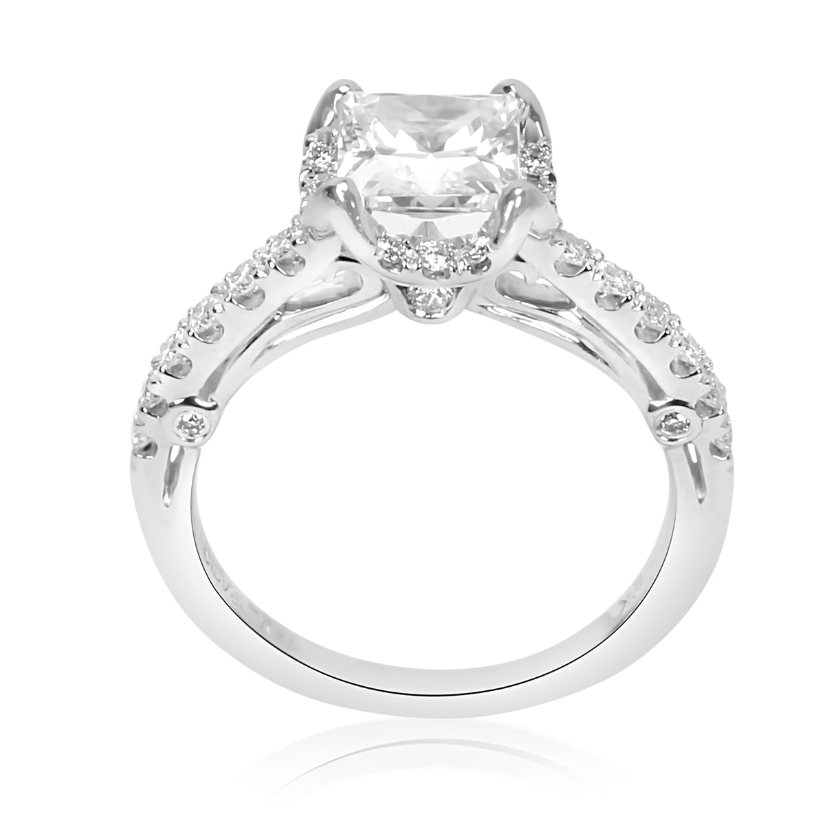 Verragio Diamond Engagement Ring Setting in 18K White Gold 0.30 ctw