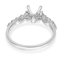 Verragio Cathedral Diamond Engagement Ring Setting in 18K White Gold 0.37CTW