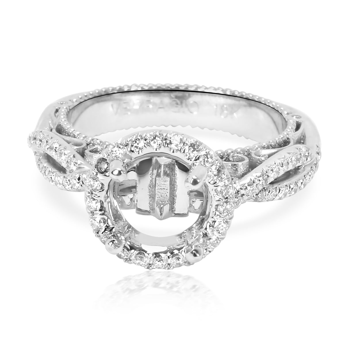 Verragio Venetian Collection Diamond Engagement Ring Setting in 18K White Gold