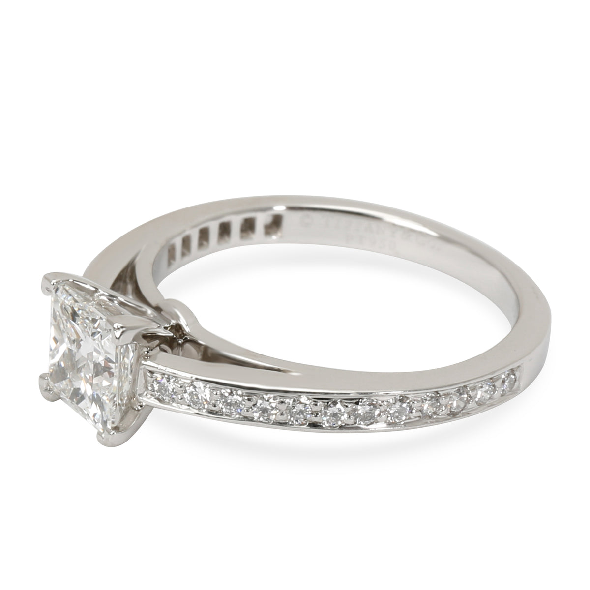 Tiffany & Co. Grace Diamond Engagement Ring in  Platinum (0.87 CTW E/VS2)