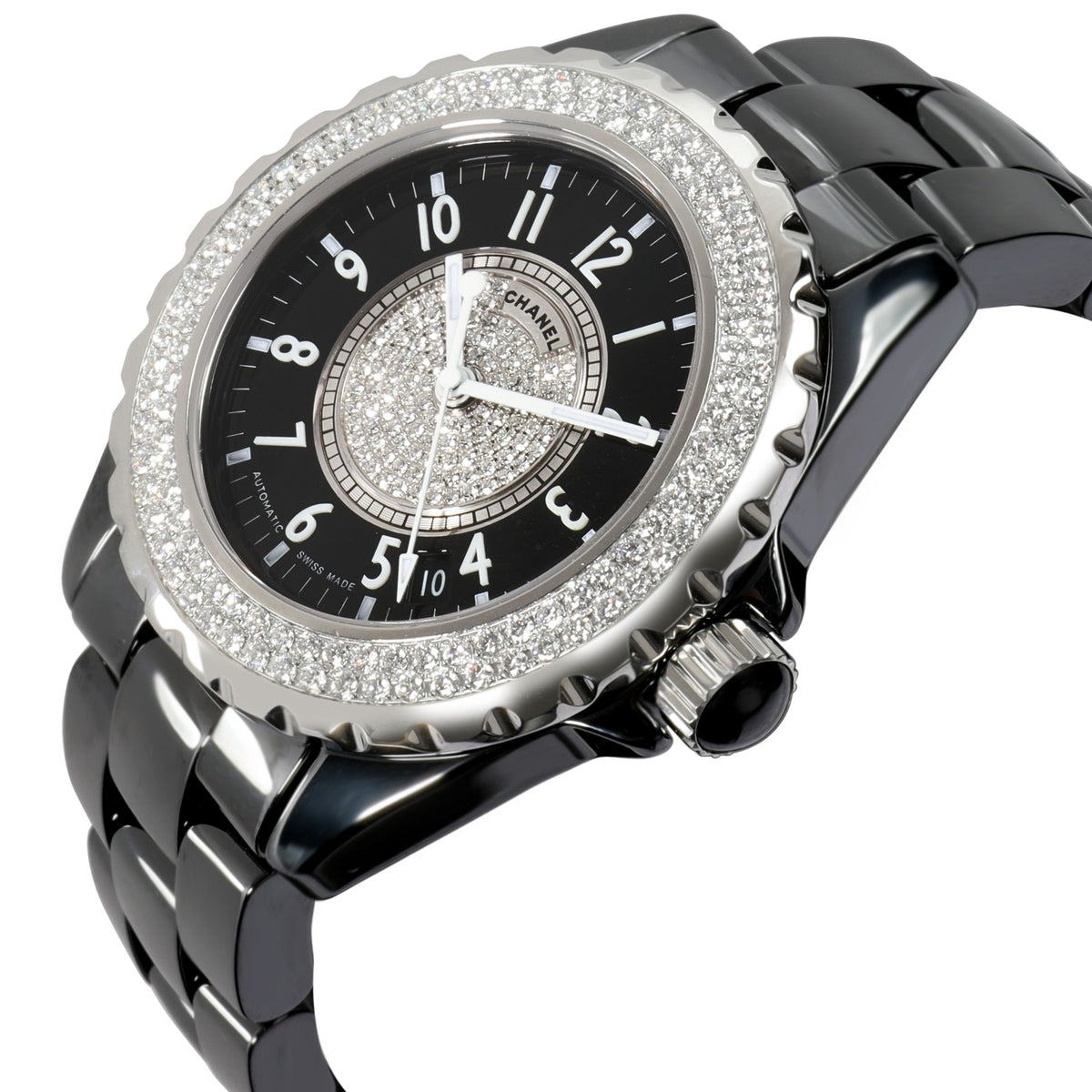 Chanel J12 H1709 Unisex Watch in  Stainless Steel/Ceramic