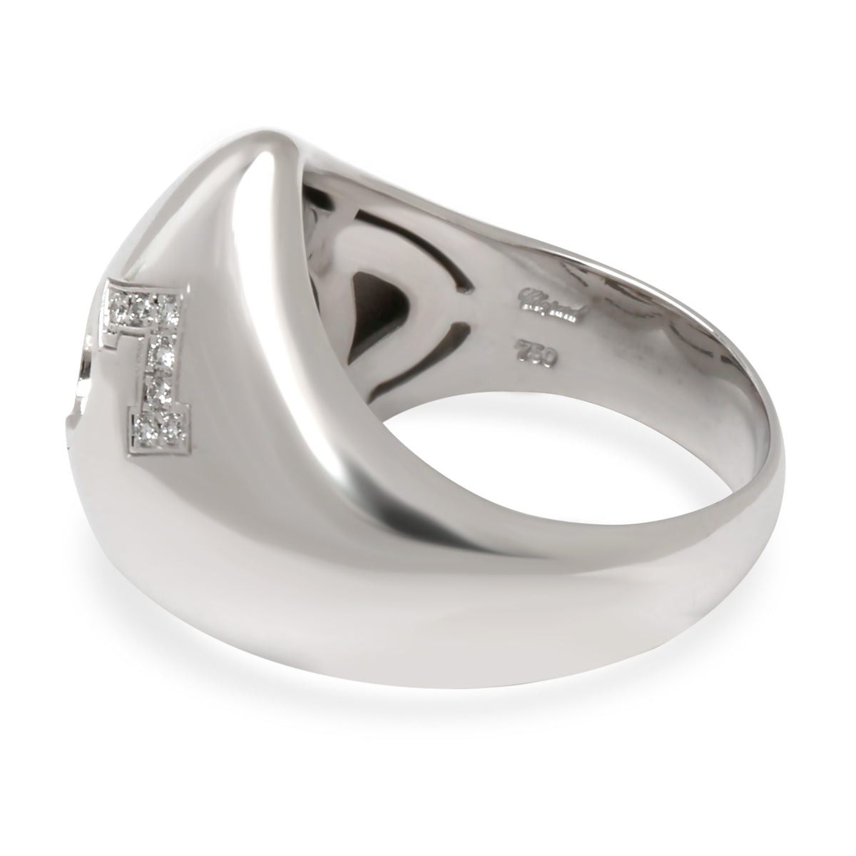 Chopard Happy Love Diamond Ring in 18K White Gold 0.16 CTW
