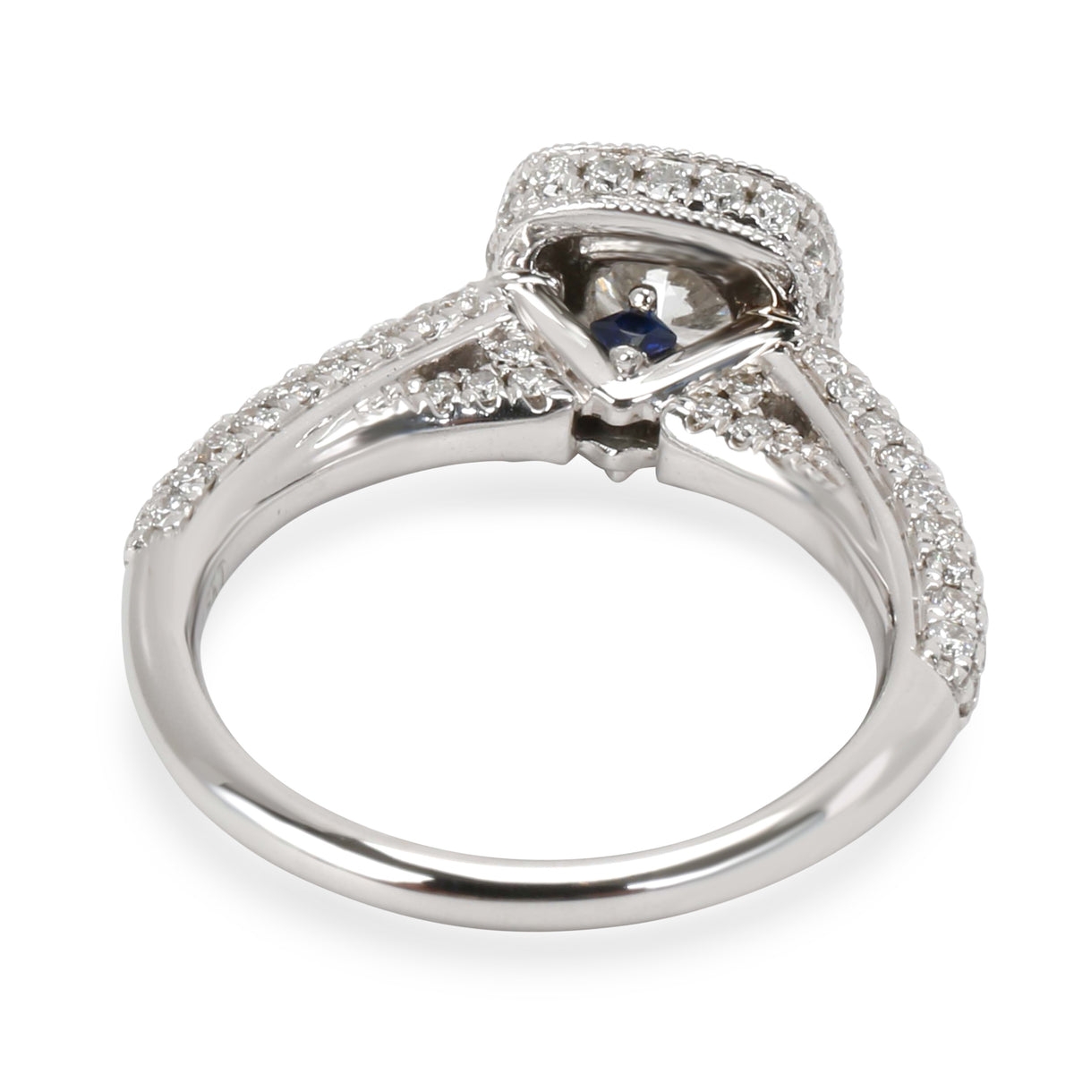 Previously Owned - Vera Wang Love Collection 1 CT. T.W. Marquise Diamond  Frame Engagement Ring in 14K White Gold | Zales Outlet