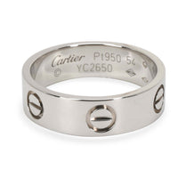 Cartier Love Band in Platinum (Size 54)