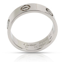 Cartier Love Band in Platinum (Size 54)