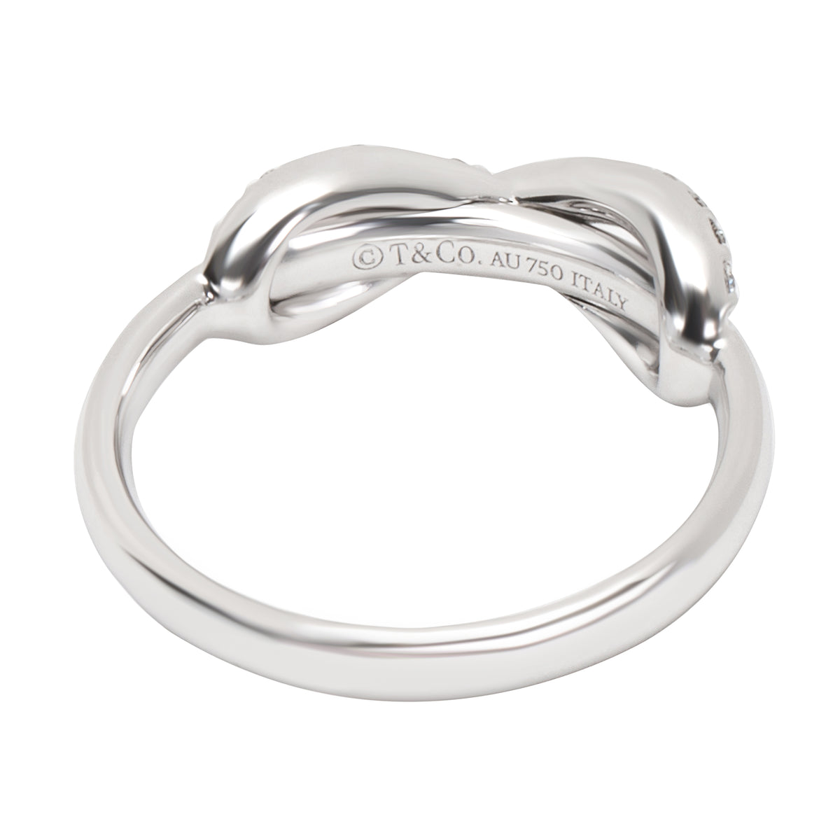 Tiffany & Co. Diamond Infinity Ring in 18K White Gold 0.13 CTW