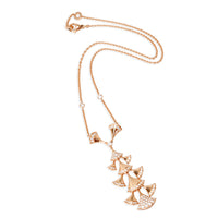 Bulgari Diva's Dream Diamond Necklace in 18K Rose Gold 2 CTW
