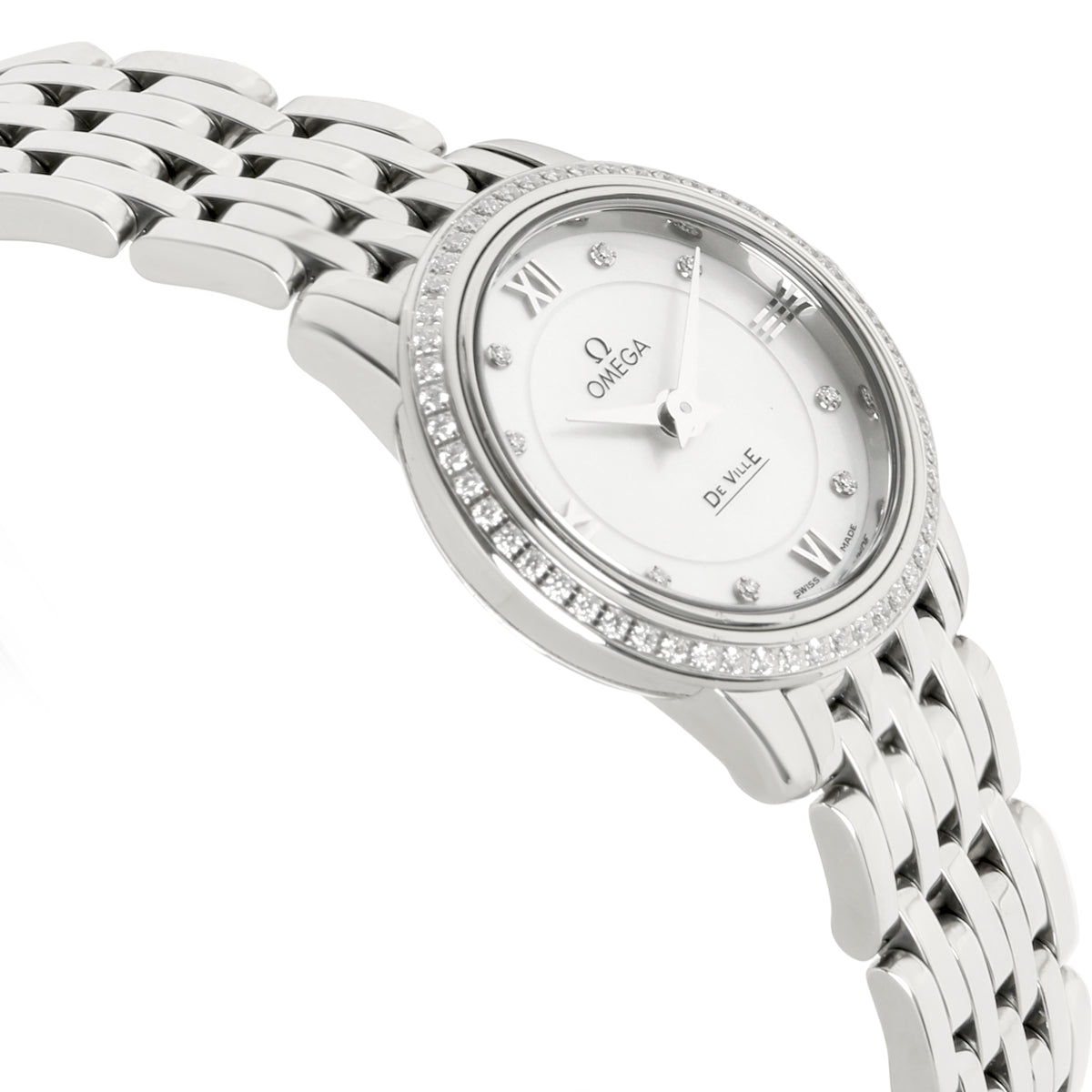 Omega De Ville Prestige 424.15.24.60.55.001 Women's Watch in  Stainless Steel