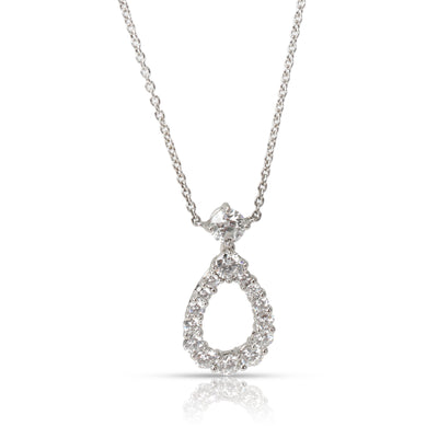 Harry Winston Teardrop Diamond Necklace in  Platinum 0.94 CTW