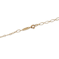 Tiffany & Co .Trefoil Key Pendant in 18K Yellow Gold