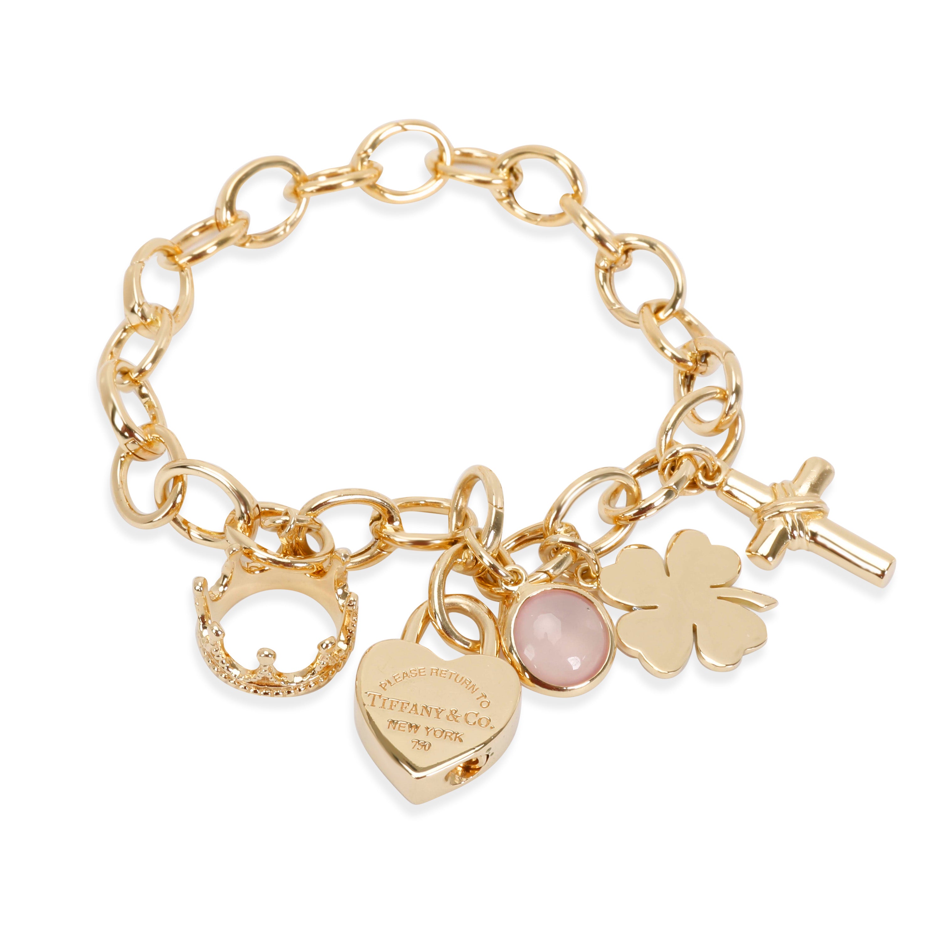 Tiffany & Co. Elsa Peretti Five Charm Bracelet - The Vintage Jeweller