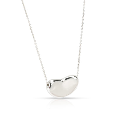 Tiffany & Co. Elsa Perreti Bean Pendant Necklace in  Sterling Silver