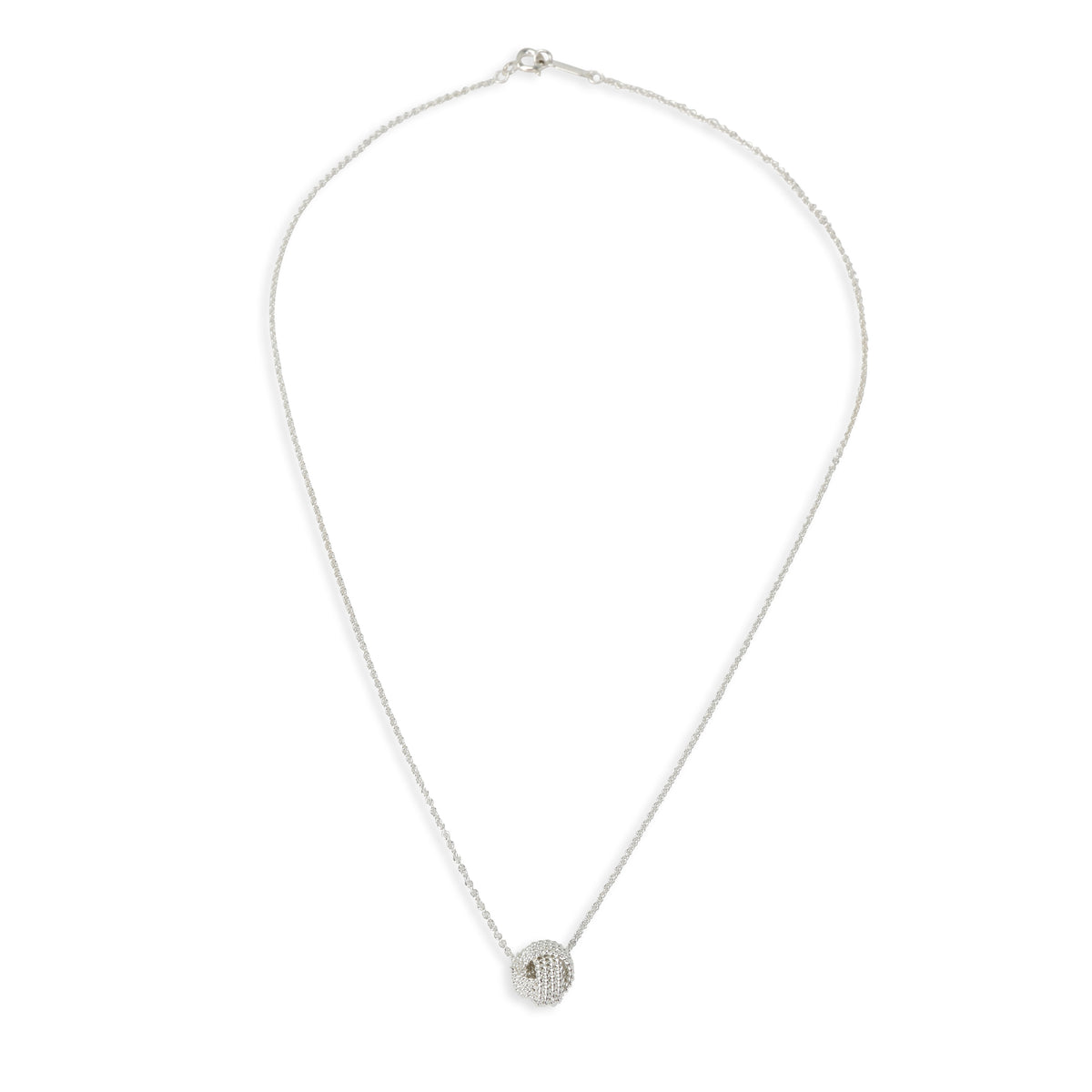 Tiffany & Co. Somerset Knot Necklace in  Sterling Silver
