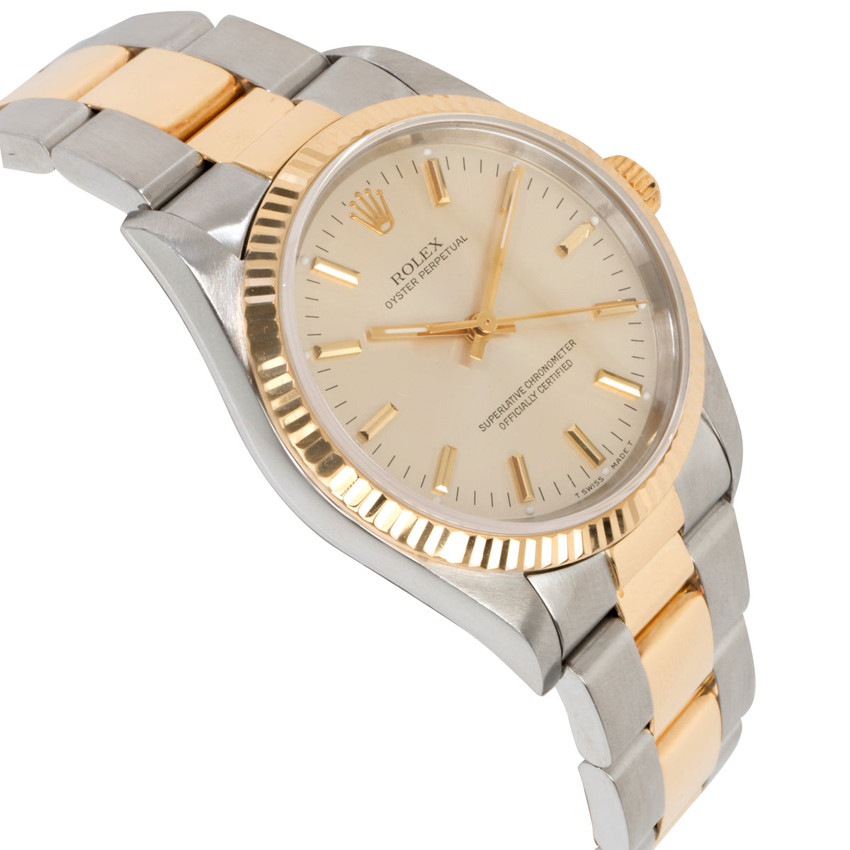 Rolex Oyster Perpetual 14233 Men's Watch in 18kt Stainless Steel/Yellow Gold