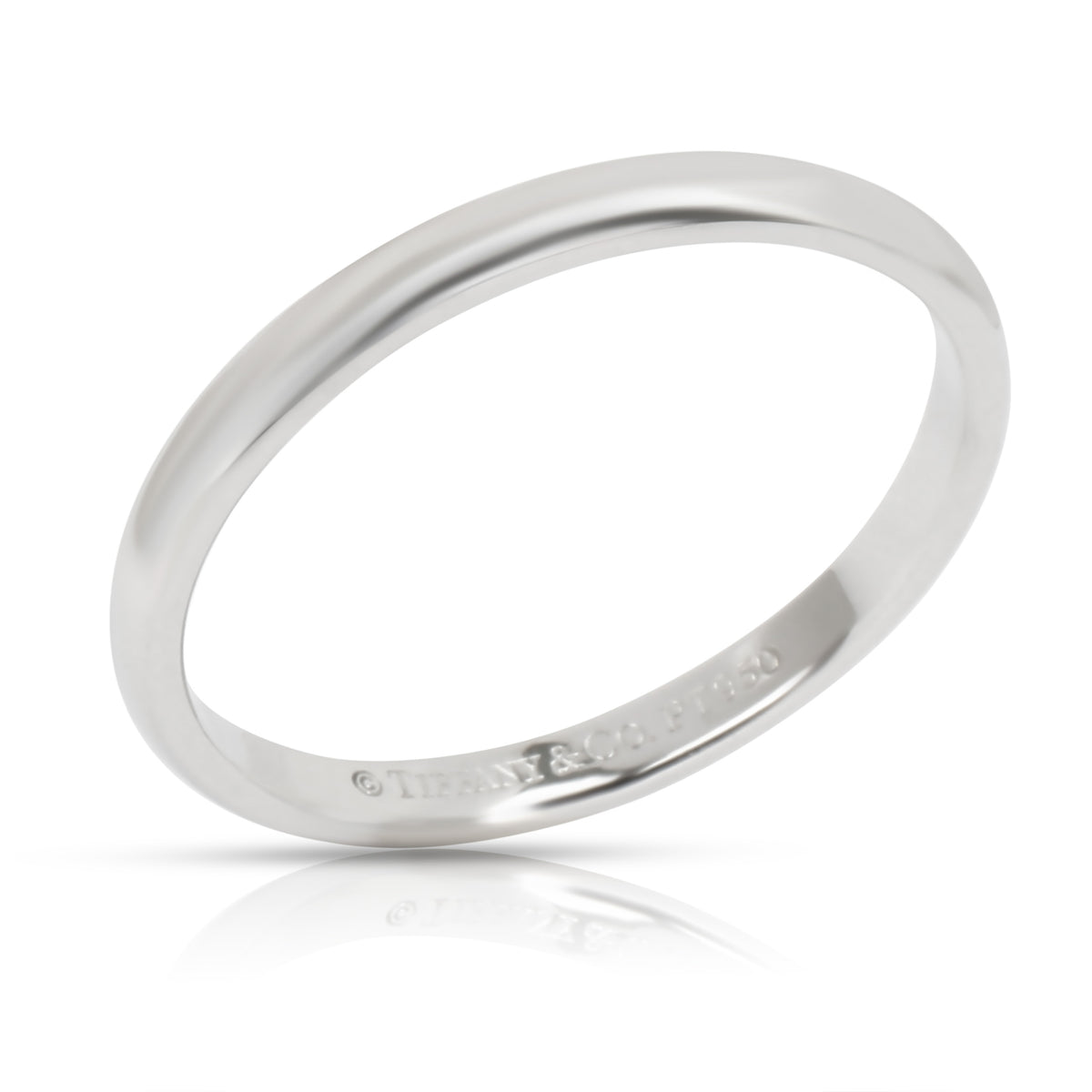 Tiffany & Co. Classic Lucida Wedding Band in Platinum 2mm