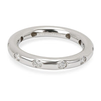 Tiffany & Co. Diamond Bezel Set Band in Platinum (0.27 CTW)