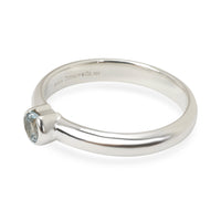 Tiffany & Co. Etoile Half Bezel Blue Topaz Ring in Sterling Silver