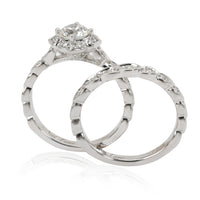 Neil Lane Diamond Engagement Ring Wedding Set in 14K White Gold (1 CTW)