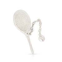Tiffany & Co. Vintage Tennis Racquet & Ball Keyfob in Sterling Silver