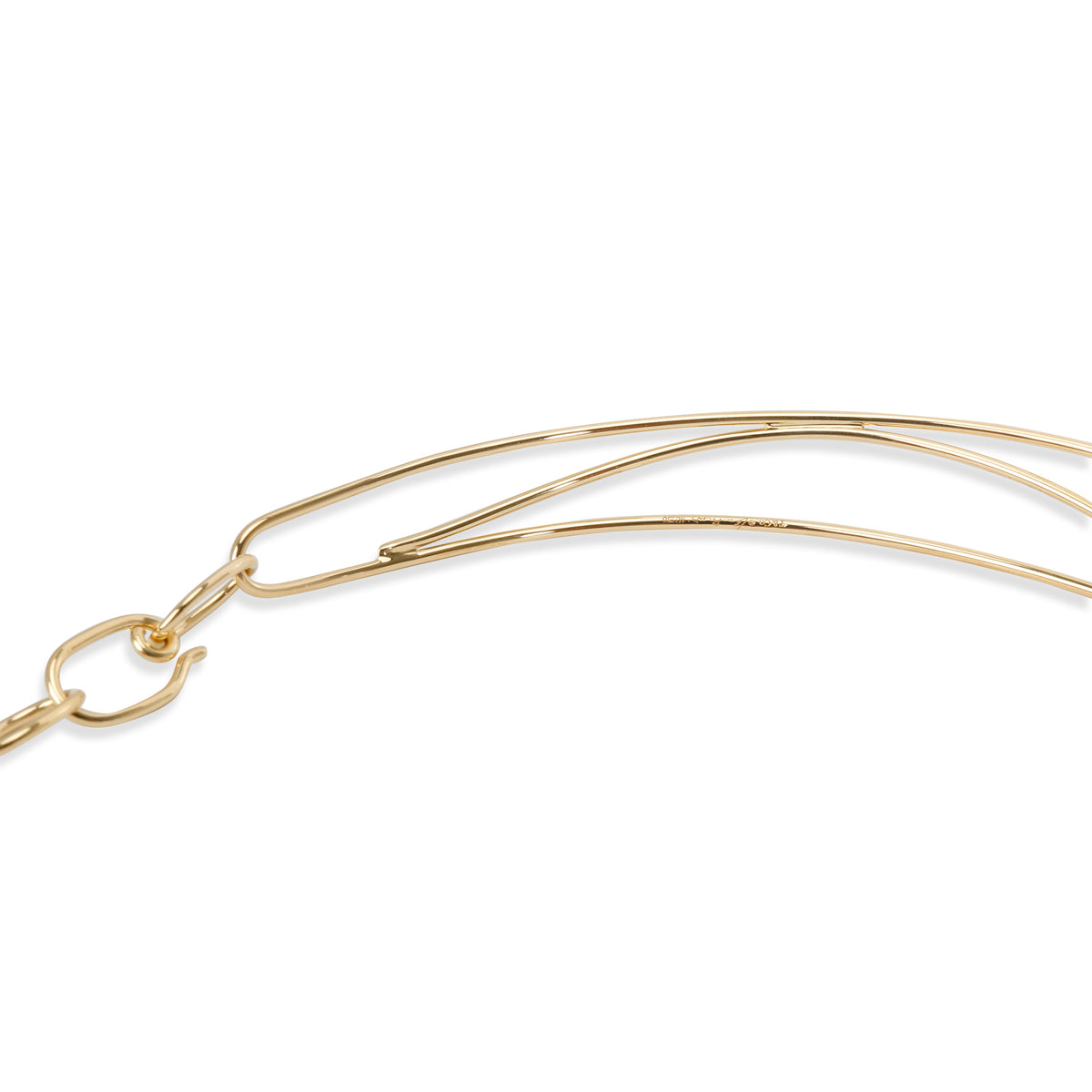 Tiffany & Co. Elsa Peretti Wave Necklace in 18K Yellow Gold