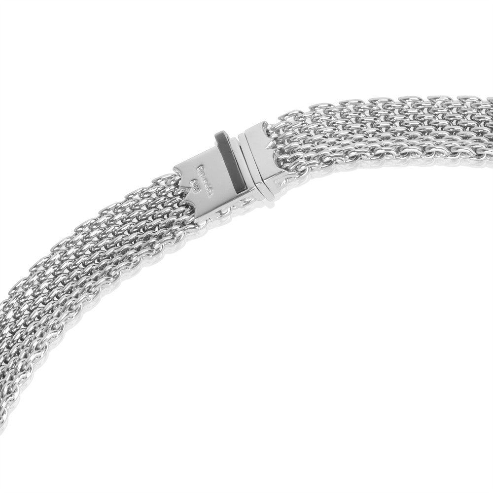 Tiffany & Co. Somerset Mesh Necklace in  Sterling Silver