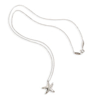 Tiffany & Co. Mini-Mini Starfish Diamond Pendant in  Platinum 0.13 CTW