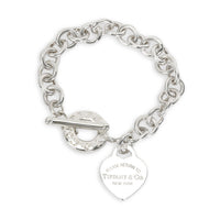Tiffany & Co. Heart Tag Toggle Bracelet in  Sterling Silver