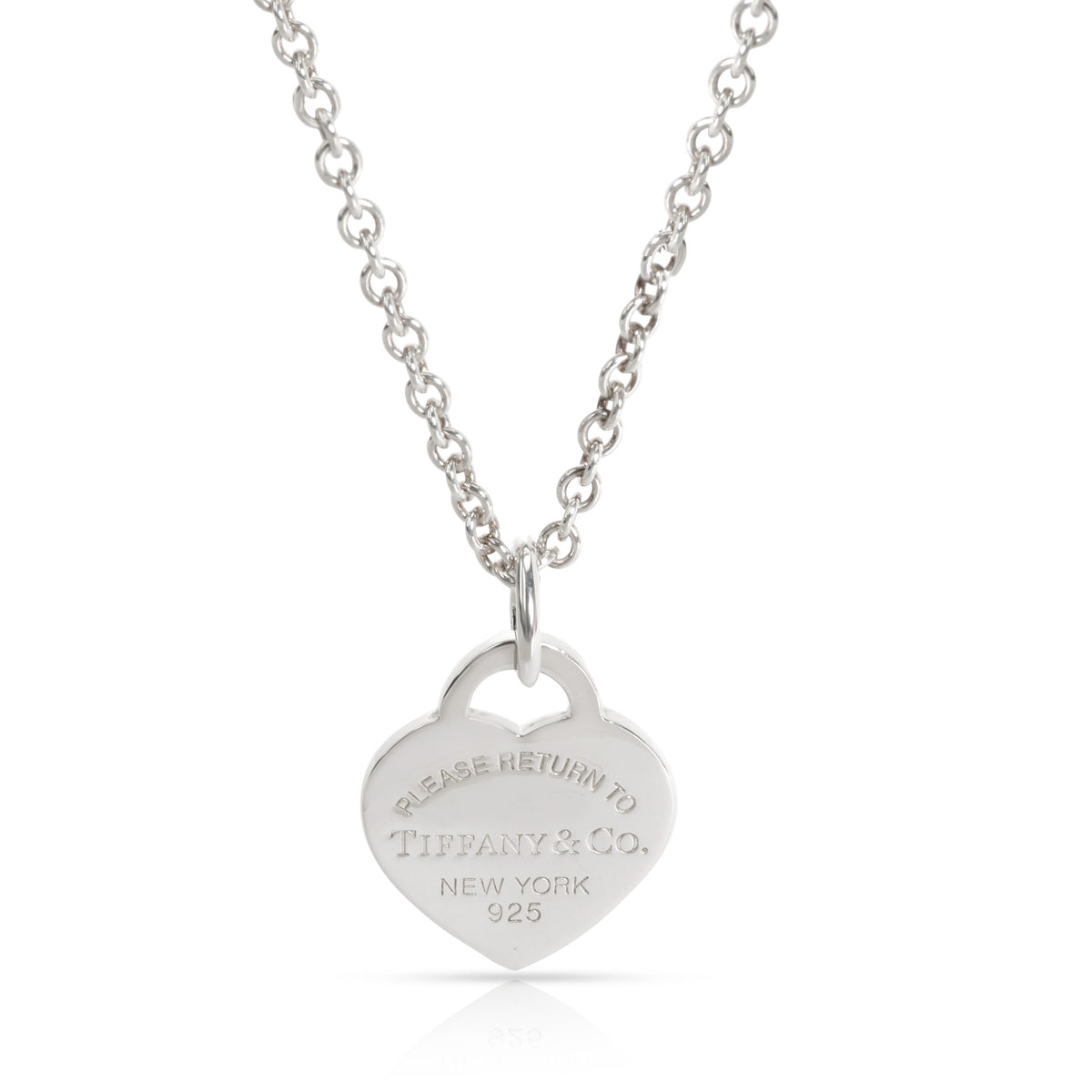 Tiffany Return to Tiffany Heart Tag Pendant in Sterling