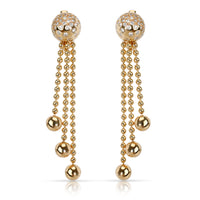 Cartier Draperie Diamond Earrings in 18K Yellow Gold 0.75 CTW