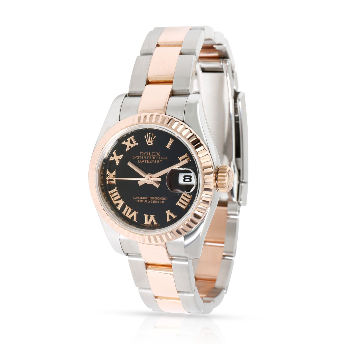 Rolex Datejust 179171 Women's Watch in 18kt Stainless Steel/Rose Gold